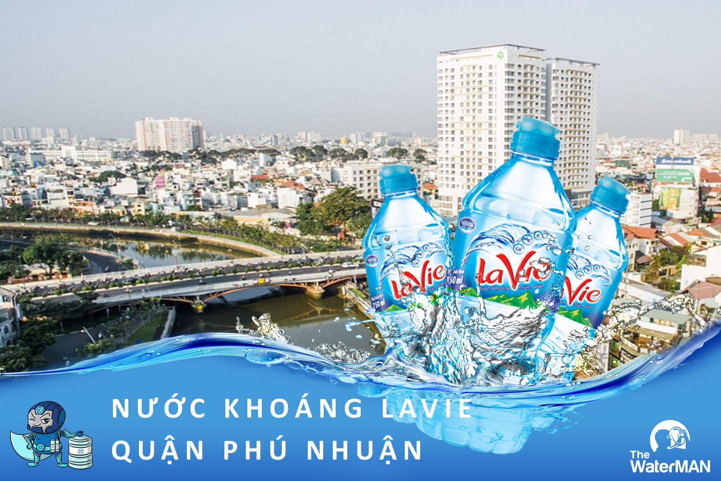 Nhanh tay đặt nước khoáng Lavie tận nơi ở quận Phú Nhuận