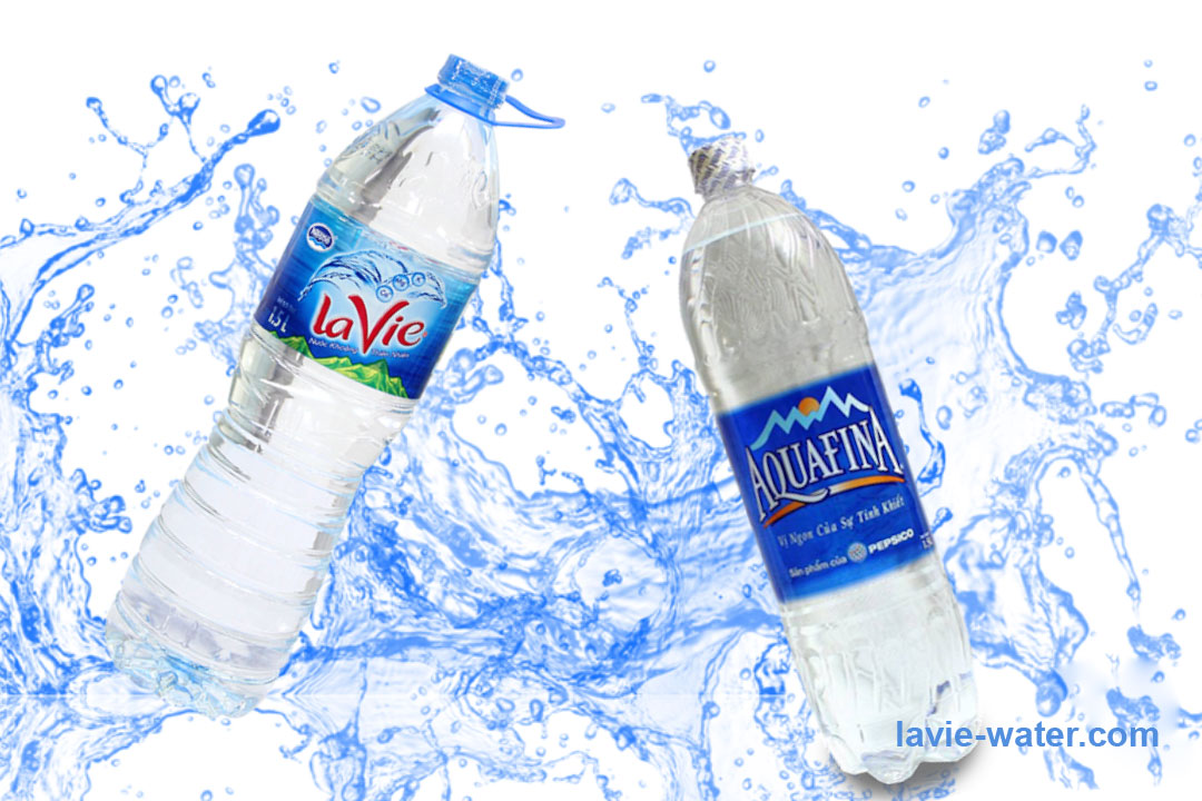 Khác biệt giữa nước khoáng Lavie và nước tinh khiết Aquafina là gì?